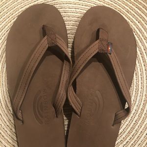 Rainbow Women’s Flip Flop Sandal Single Layer Med.